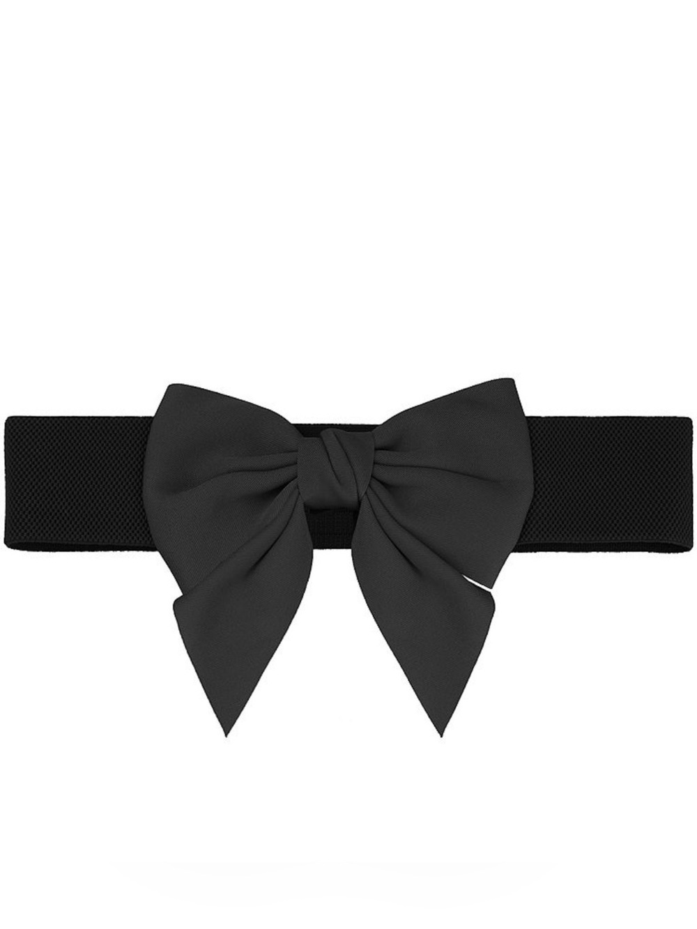 UEC Bowknot Elastic Wide Belt Dress Bow Tie Stretchy Waistband Snap Closure S